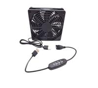 Ventola di raffreddamento del router da 120 mm 5 V con regolatore di velocità Dispositivo di raffreddamento del PC TV Box Wireless silenzioso silenzioso for ricevitore modem router(1 Fan)