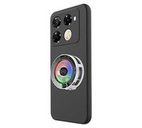 Ventola Di Raffreddamento Del Telefono-Clip Magnetico Per Display Digitale Integrato A Basso Rumore | 3 Livelli Controllo Della Temperatura Coolier Del Telefono Wireless Con Schermata | Relier Di Clip