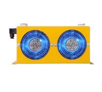 Ventola di raffreddamento dell'olio idraulico 60L/min 2 *48W Radiatore di raffreddamento dell'aria idraulico adatto for la maggior parte dei miniescavatori da 1-2 tonnellate Ampiamente applicabile(24V