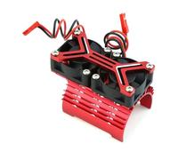 Ventola di raffreddamento doppia in metallo 4068 4074 4082 4268 4274 Dissipatore di calore del motore 40-42 mm for 1/7 1/8 for Arr-ma for TRAX-XAS Parti di aggiornamento for auto RC