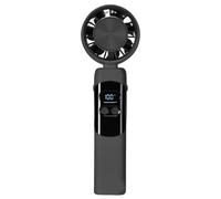 Ventola di raffreddamento efficiente multifunzione con display digitale, 4000 mAh, silenziosa e potente, struttura in ABS per viaggi all'aperto, ricaricabile, piccola