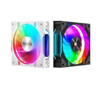 Ventola di raffreddamento for case del computer 120X120X30mm, radiatore di raffreddamento ad aria/acqua ARGB(Black REGULAR 3PC)