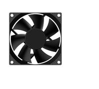 Ventola di raffreddamento for case PC da 8 cm con cuscinetto idraulico, ventola di raffreddamento silenziosa for radiatore CPU, 80x80x25 mm, 12 V/3 pin, ventilatore for chassis del computer