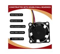 Ventola di Raffreddamento Hot End con Doppio Cuscinetto A Sfere 5V 4Pin PWM per X1C