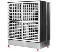 Ventola di Raffreddamento Industriale con Ampio Flusso d'Aria, Ventola a Torre con Ricarica d'Acqua Automatica/Manuale - Ventole Che soffiano Aria Fredda per fabbriche, Magazzini, scantinati,