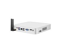 Ventola di raffreddamento industriale per computer Core i5-3317U, mini PC Windows XP/ 7 o Linux Ubuntu, Gigabit LAN, HD VGA, 8 USB, mini PC industriale, 8 GB RAM 128 GB SSD