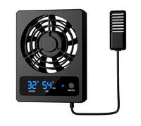 Ventola di raffreddamento intelligente per rettili con display a LED, ventola di ventilazione a forte vento, ventola di raffreddamento a bas