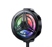 Ventola di raffreddamento magnetica per telefono con luci RGB - Raffreddamento silenzioso a semiconduttore per iPhone per Android - 62,5 x 24 mm