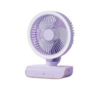 Ventola di raffreddamento multifunzione Montabile a Parete Potente Ventola ABS Texture 5 Velocità Adatto per Viaggi Ufficio e Uso Interno Scrivania Con Batteria Ricaricabile USB