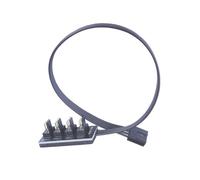 Ventola di raffreddamento PC CPU Raffreddamento 4PIN Cavo di Alimentazione Splitter Adattatore Custodia Manica Per Desktop Computer Refrigeratori Fan Sostituzione Gestione