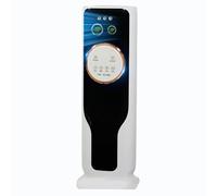 Ventola di raffreddamento per camera da letto, silenziosa, oscillante, senza pale, con telecomando, 4 modalità, 3 velocità, timer 12 ore, per casa, ufficio, soggiorno
