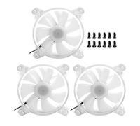 Ventola di raffreddamento per CPU da 120 mm, raffreddatore per case di computer con luce RGB cool, ventilatore silenzioso a 4 pin 12 V CC per il raffreddamento del case della CPU d