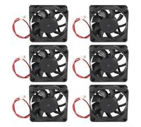 Ventola di raffreddamento per estrusore 4010, 12 V CC, con cavo da 30 cm e connettori XH2.54 a 2 pin, 40 x 40 x 10 mm, silenziosa, 23 dB, 3000 giri/min per accessori, flusso d'aria efficiente, 6 pezzi