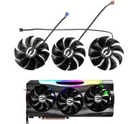 Ventola di raffreddamento per EVGA GeForce RTX 3070 GeForce RTX 3070 3080 TI 3090 FTW3, 87 mm, PLD09220S12H, RTX3080, TI 3090, FTW3, colore nero