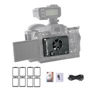 Ventola di raffreddamento per fotocamera, sistema di raffreddamento esterno a semiconduttore integrato con monitoraggio automatico della temperatura, compatibile con Sony A7M4/ZV-E10/A7C2/ZV1/FX3 Fuji