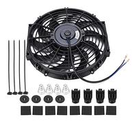 Ventola Di Raffreddamento Per Motore Auto Slim Universale A Spinta E Trazione 12V 12 Pollici Con Kit Di Montaggio Leggera E Durabile Per Auto