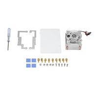 Ventola di Raffreddamento per Pi, Dissipatore CPU ICE Tower RGB, Supporto 3B 3B + 4B, Raffreddamento Efficace e Compatto