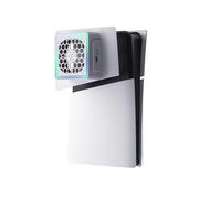 Ventola di raffreddamento per Sony PS5 Slim Disc e Digital Edition,sistema di raffreddamento efficiente con luce RGB,3 marce regolabili,2 porte USB, accessori di raffreddamento per console di gioco