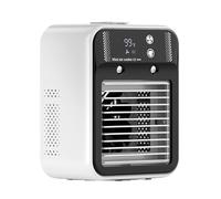 Ventola di raffreddamento portatile da desktop a 2 velocità, per studi di dormitorio, ufficio, attività all'aperto, risparmio energetico, aria condizionata portatile