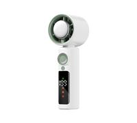 Ventola di raffreddamento portatile - Dispositivo di raffreddamento personale della turbina - Piega LED pieghevole luce notturna 1-199 4000 mAh per la camera da letto da trekking sul posto di lavoro