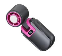 Ventola Di Raffreddamento Portatile: Dispositivo Portatile, Di Batterie Ricaricabili, Controllo A Cinque Velocità Con Schermo Digitale, Struttura Compatta | Soluzione Di Comfort Personale Per