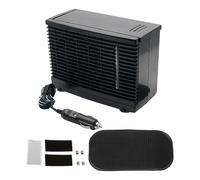 Ventola di raffreddamento portatile per auto, climatizzatore mobile, ventola per il raffreddamento ad aria, 12 V, supporto adesivo per auto, campeggio, viaggio, cantina, viaggio