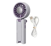 Ventola di raffreddamento portatile portatile - Mini ventilatore a clip, ricaricabile tramite USB, compatto, adatto ai viaggi, velocità regolabile, attrezzatura di circolazione del flusso d'aria con