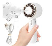 Ventola Di Raffreddamento Portatile - Raffreddatore D'aria Portatile Da 200 G, Ventilatore Personale Ricaricabile Tramite USB, Dispositivo Di Raffreddamento Con Clip Da Viaggio A 3 Velocità Moschetton