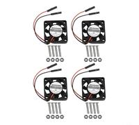 Ventola di raffreddamento quadrata da 5 V 30 mm con terminali di separazione per Raspberry Pi 4 Modello B B + 3 B 2 B+ Pi per progetti Zero e scheda di sviluppo (4 pezzi)