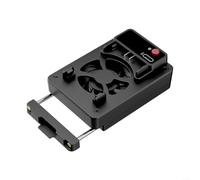 Ventola di raffreddamento ricaricabile con supporto flessibile a molla per fotocamere DSLR, ventola per radiatore ricaricabile USB-C a 5 velocità con batteria da 350 mAh per Sony per Canon per