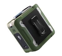 Ventola di raffreddamento ricaricabile Handfree Forti flussi d'aria LED Torcia Cintura in vita Appesa Ventilatori elettrici Personale Clip Ventola