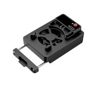 Ventola di raffreddamento ricaricabile per fotocamera, mini dispositivo di raffreddamento intelligente regolabile a 5 velocità di tipo C per la maggior parte delle marche di fotocamere, 97 × 52 × 2