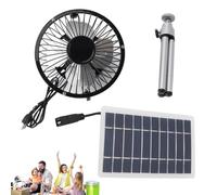 Ventola di raffreddamento solare - soffiatore del pannello USB, gadget da campeggio ricaricabile | di brezza ventilata ad alta efficienza energetica, Circulatore 'aria leggera per la