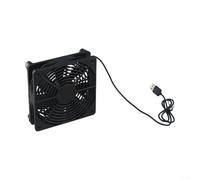 Ventola di raffreddamento USB 5V da 120 mm per router PC per modem DVR fornisce un flusso d'aria costante per supportare le prestazioni del dispositivo (B)