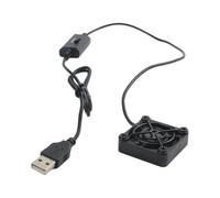 Ventola di raffreddamento USB a 3 velocità silenziosa per armadietto | Questa silenziosa ventola USB offre tre velocità regolabili con un motore idraulico per un raffreddamento duraturo