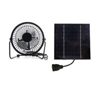 Ventola di raffreddamento USB miglioramento casa 4 pollici 6V pannello solare 6V