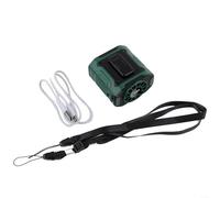 Ventola di raffreddamento USB senza fili e torcia per godersi il comfort delle mani durante le tue avventure all'aria aperta preferita (verde)