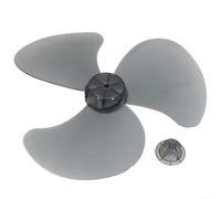 Ventola di ricambio in plastica da 40,6 cm, per ventilatori da tavolo, da parete, a basso rumore e resistenza alle alte temperature, facile da smontare e pulire (nero)