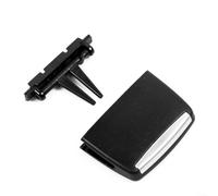 Ventola di ricambio per bocchetta dell'aria per BMW X5 E70 X6 E71 - Kit di riparazione con clip per griglia del cruscotto, 24 x 33 mm, colore: nero