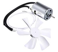 Ventola di ricambio per camper bianca da 15,2 cm, con albero a D da 12 V, motore di ventilazione per camper, compatibile con Heng's, Elixir, Ventline, Jensen RV