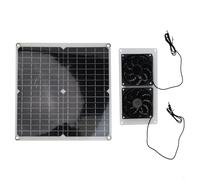 Ventola di scarico ad energia solare da 30 W per serre, camper, case per animali domestici e pollai, soluzione efficiente di raffreddamento e ventilazione