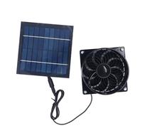 Ventola di scarico ad energia solare per soffitta, capannone, pollaio | Ventilatore professionale efficiente ad energia solare da 5 W, per la ventilazione interna ed esterna della cuccia del cane