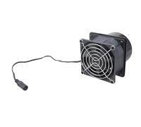 Ventola di scarico da 80 mm DC12 V con motore a cuscinetti a sfera, per alloggiamento della stampante e saldatura Diyer, scarico dell'aria, estrattore della luce addominale, ventilatore