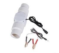 Ventola di scarico in linea da 12 V per installazioni compatte di condotti da 10 W, con volume d'aria 58 m3/h e design a servizio continuo (32 mm)