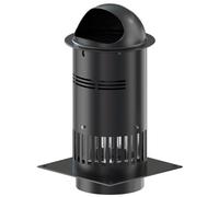 Ventola di scarico per camino, 50 W, per evacuazione rapida del fumo, resistente alle alte temperature, funzionamento silenzioso, tappo per camino con tappo antipioggia\