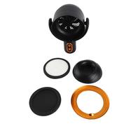 Ventola di scarico portatile da tavolo con doppia tecnologia di filtro, 2 impostazioni di velocità del vento, filtro rimovibile, alimentato tramite USB, per interni barbecue, hot pot camper,