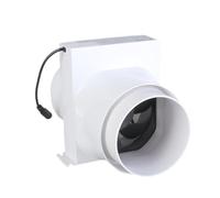 Ventola di scarico silenziosa da 110 mm, per condotti di aspirazione, ventola di ventilazione per pollai domestici