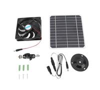 Ventola di Scarico Solare da 20w Silenzioso Ventola di Ventilazione del Pannello Solare monocristallino con Staffa per la casa per Animali Domestici di pollaio