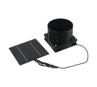 Ventola di scarico solare da 5 W 6 V con uscita CC progettata per la ventilazione di casa camper e serra utilizzando energia solare pulita per il raffreddamento (ventola del pannello solare)