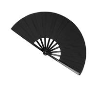 Ventola di seta vintage - Ventage Fan Black Hand Piegable | pieghevoli di seta | Suono forte di raffreddamento rapido per gli amanti della tradizionale per teatro, scuola materna,